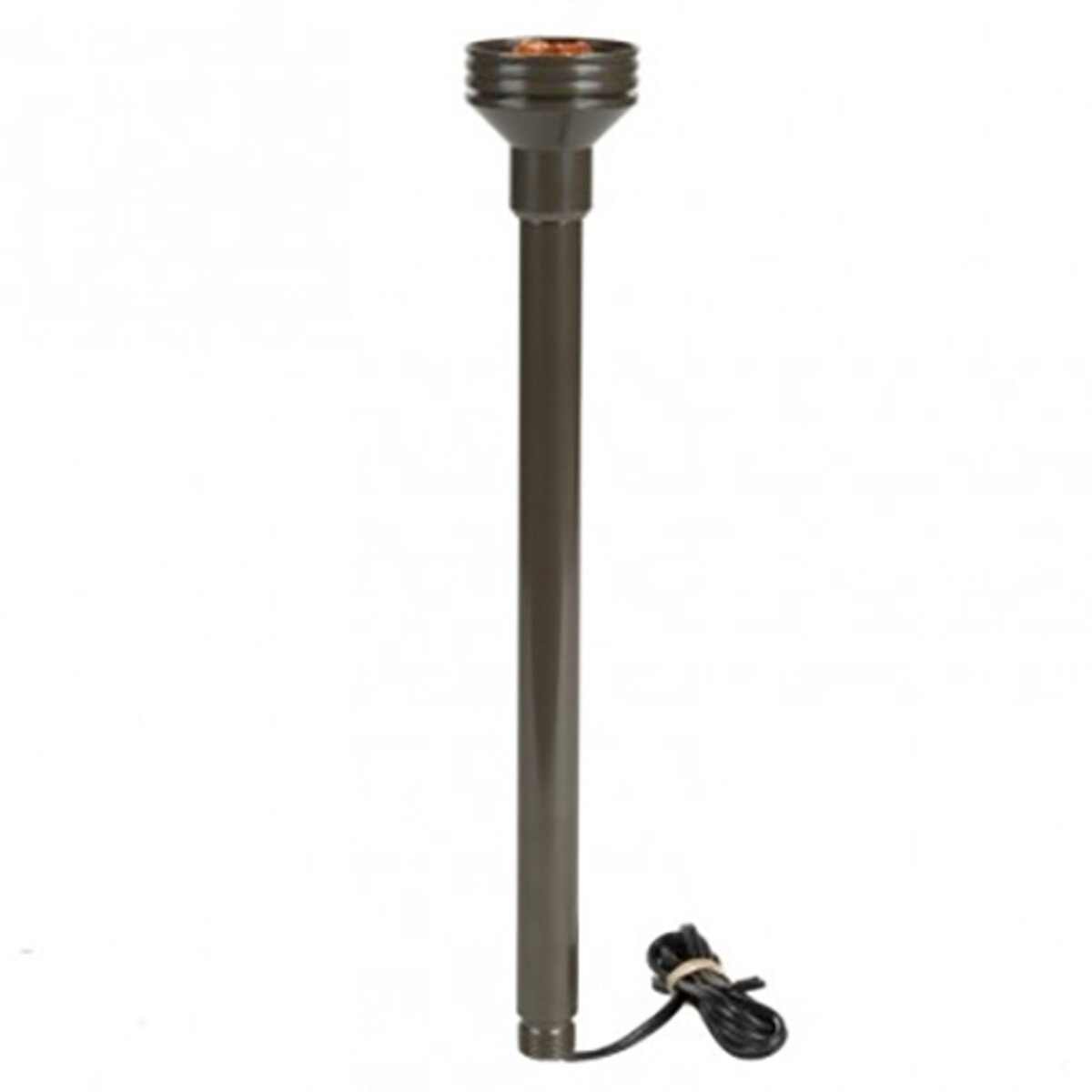 FX Luxor ZD 18 in. LED Riser Aluminum Flat Black Finish 4.2W 2700K LED ...