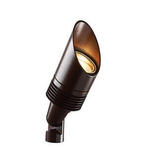 FX NP Up Light Aluminum Housing Bronze 4.2W 2700K 35 Degree LED Long Shroud