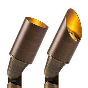 FX FR ZD Luxor Up Light Antique Bronze Finish 2700K 4.2W LED Long Shroud