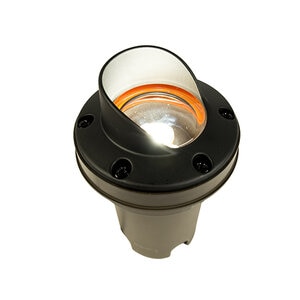 FX FC In-Grade Light Cowling Luxor ZD Brass Housing Flat Black 4.2W 2700K LED