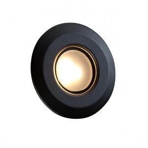 FX MO Dimmable Wall Light Spot Brass Housing Flat Black LED 4.2W 2700K