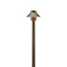 FX SP-A Path Light 12 in. Riser Antique Bronze 20W LED