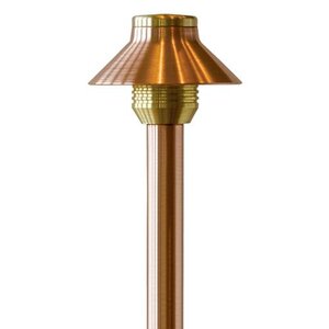 FX SP Path Light 12 in. Riser Copper Copper Finish 1.6W 2700K LED