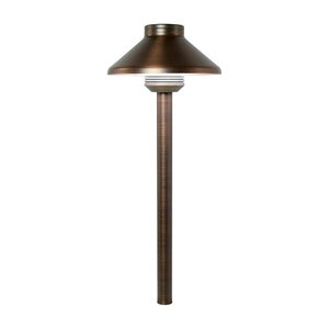 FX DL Path Light Antique Brass 20W 12 in. Riser LED