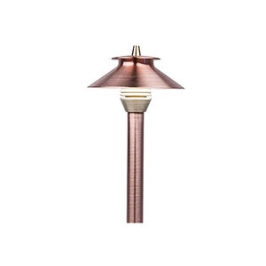 FX PL Path Light 12 in. Riser Aluminum Flat Black Finish No Lamp