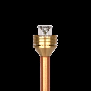 FX Grande Luxor ZDC Path Light Copper Riser 12 in. Bronze Finish 4.2W 2700K LED