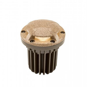 FX FC In-Grade Light Ground Wash 180 Deg. Brass Housing Flat Black 4.2W 2700K LED