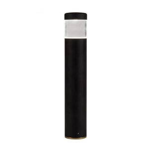 FX PM Bollard Aluminum Flat Black Finish 10.1W 2700K LED