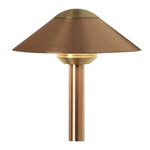 FX CA Path Light 18 in. Riser Copper Natural Copper Finish No Lamp