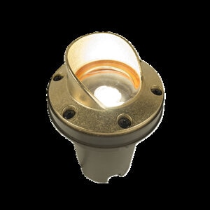 FX FC In-Grade Light Cowling Luxor ZD Brass Housing Brass 10.1W 2700K LED