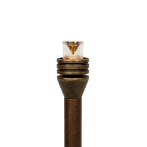 FX Petite LED Riser Assembly 12 in. Copper Housing Antique Tumbled Finish 2W 2700K