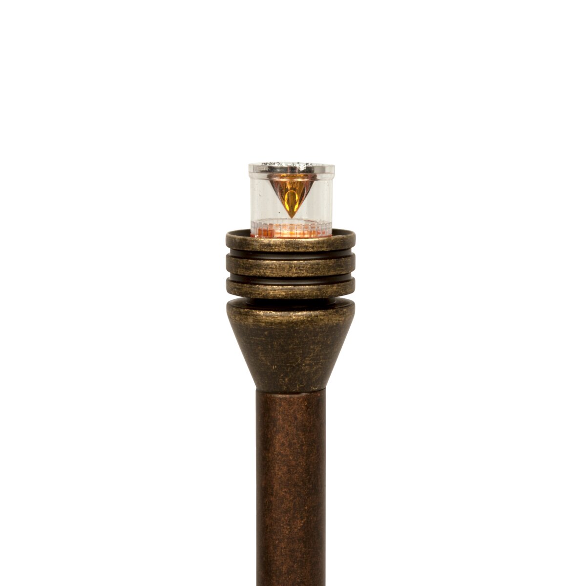 FX Petite LED Riser Assembly 12 in. Copper Housing Antique Tumbled ...
