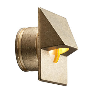FX MO Wall Light Square Brass 1LED