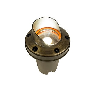 FX FC In-Grade Light Louver Luxor ZD Brass Housing Antique Bronze 4.2W 2700K LED