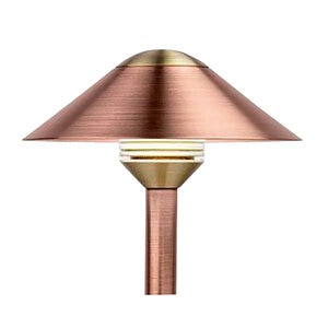 FX CA Path Light 18" Riser Copper Bronze Finish No Lamp