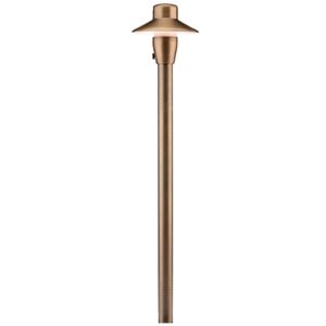 FX CPL4 Path Light 18 in. Riser Brass Antique Bronze Finish 1.6W 2700K LED