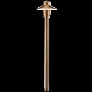 FX CPL4 Path Light 18 in. Riser Brass Antique Bronze Finish 1.6W 2700K LED