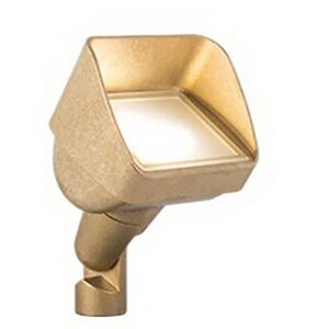FX LC Wall Wash Luxor ZDC Brass Housing Natural Brass 9.1W 95 Deg. LED