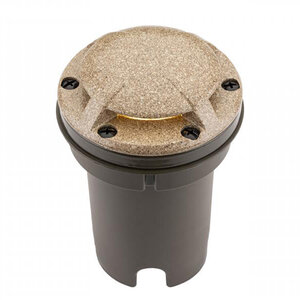 FX FC In-Grade Light Ring Luxor ZDC Brass Housing Natural Brass 9.4W LED