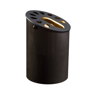 FX KG Well Light Luxor ZDC Aluminum Housing Flat Black 9.1W 2700K LED