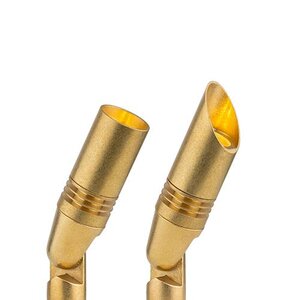 FX CC Up Light Luxor ZD Brass Housing Antique Bronze 4.2W 2700K 22 Degree LED Long Shroud