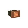 FX CPZD Dimmable Wall Light Stamped Copper Housing Flat Black 2W 2700K LED