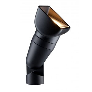 QB ZD FLAT BLACK 1 LED WALL WASH