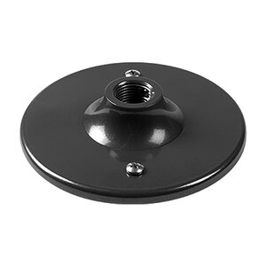 FX Wall Plate Aluminum Flat Black 1/2 in. Round