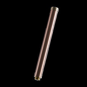 FX Petite Luxor ZD 12 in. LED Riser Copper Flat Black Finish 2W 2700K LED