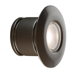 FX PO Dimmable Wall Light Round Aluminum Housing Bronze LED 2W 2700K