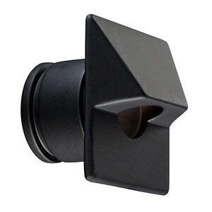 FX PO Dimmable Wall Light Square Aluminum Housing Flat Black LED 2W 2700K