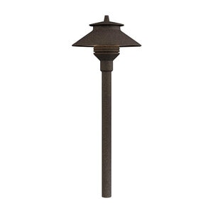 FX PL Path/Area Light 18 in. Riser Weathered Iron LED 20W