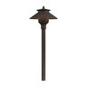 FX PL Path/Area Light 18 in. Riser Weathered Iron LED 20W