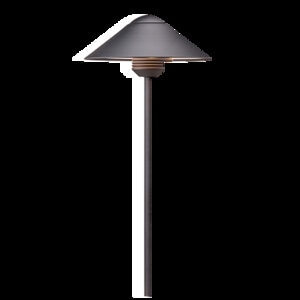 FX CA Path Light 12 in. Riser Aluminum Flat Black Finish 1.6W 2700K LED