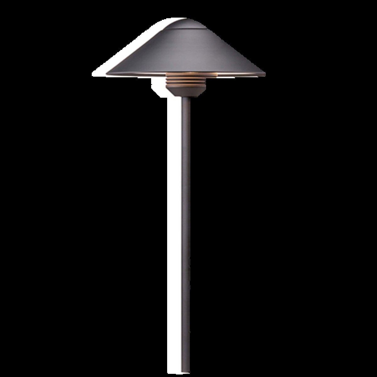 FX CA Path Light 12 in. Riser Aluminum Flat Black Finish 1.6W 2700K LED ...
