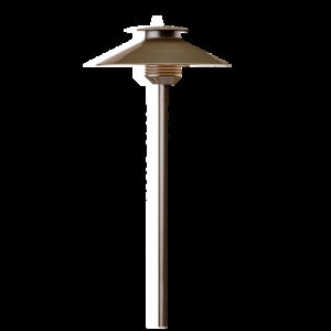 FX DM Path Light 12 in. Riser Aluminum Bronze Finish 1.6W 2700K LED