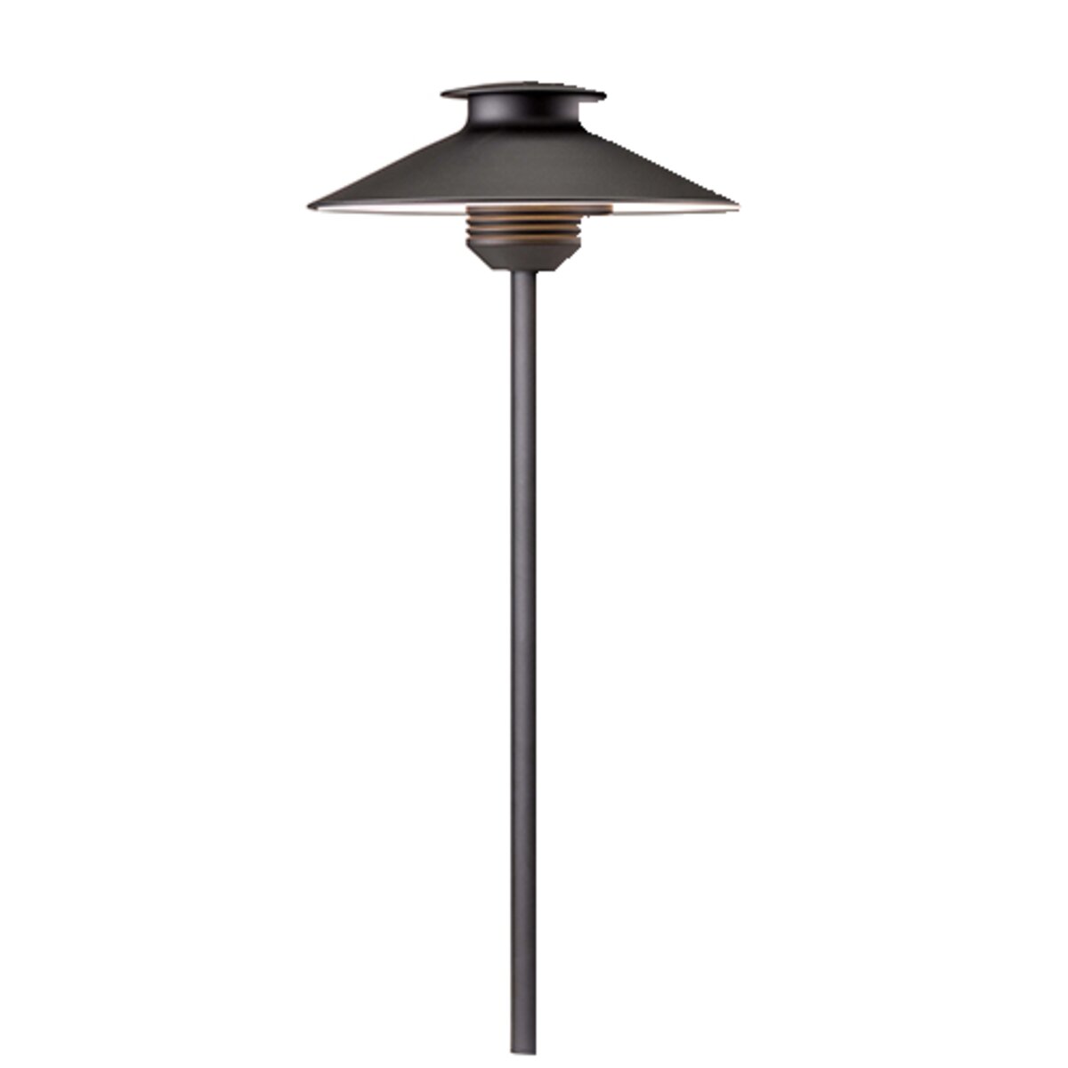 FX DM Path Light 12 in. Riser Aluminum Flat Black Finish 1.6W 2700K LED ...