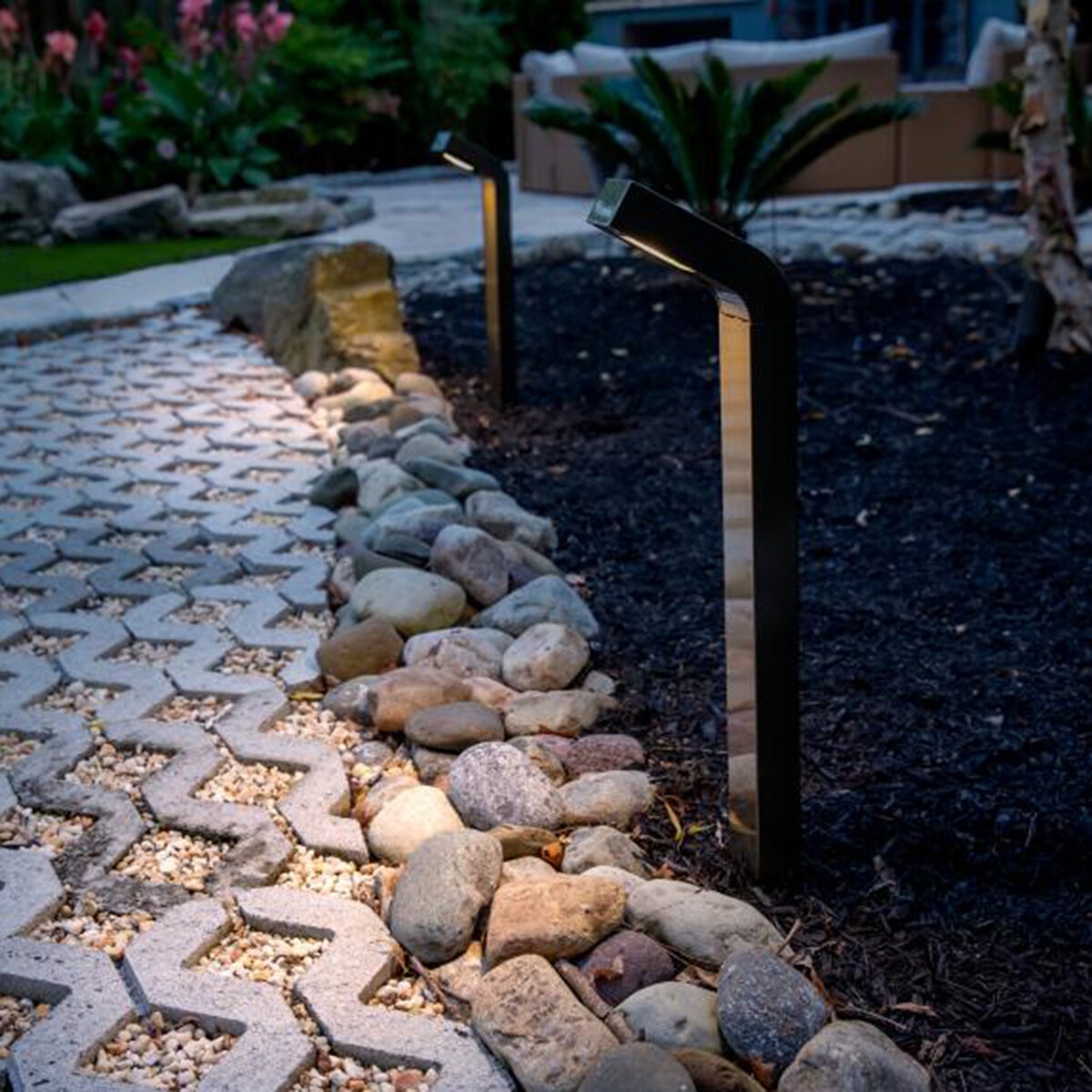 FX M-PK ZDC Path Light Flat Black 6W RGBW LED | SiteOne US