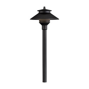 PL Luxor ZDC Path Light 18" Stem Flat Black FX