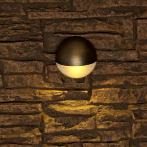 Luxor Mollusquesplendeur Antique Bronze 1 LED FX