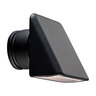 Luxor Po1LED Wall Wash Light Flat Black 1 LED F