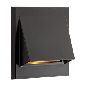 FX SL-5 Wall Light Flat Faceplate Black 2W LED 2700K Aluminum Housing