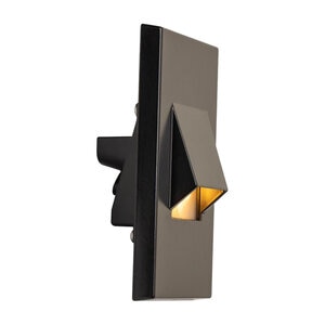 FX SL-3 Wall Light Flat Faceplate Black 2W LED 2700K Aluminum
