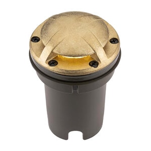 FX FC ZD In-Grade Light Ground Wash 180 Degree Natual Brass Finish 8.2W 2700K LED