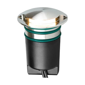 FX VO In Grade Light ZD 1 LED Ground Wash 180 Degree Stainless Steel