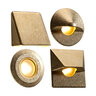 Hunter FXLunimaire Wall Light MO Square Bronze Metallic Finish