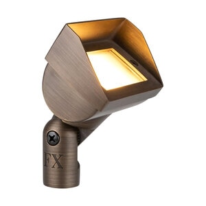 FX CORA CW-31 Petite Wall Wash Light Antique Bronze 1.52W T3 2700K LED 26 ft. Lead