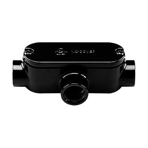 FX T-Style Conduit Body for Tree Ring Accessory Black 