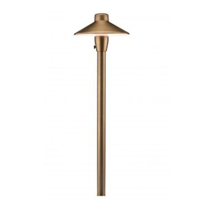 FX CPL7 Path Light 18 in. Riser Brass Antique Bronze Finish 1.6W 2700K LED