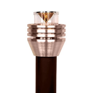 Luxor 12 in. Petite Riser Sedona Brown 1 LED FX